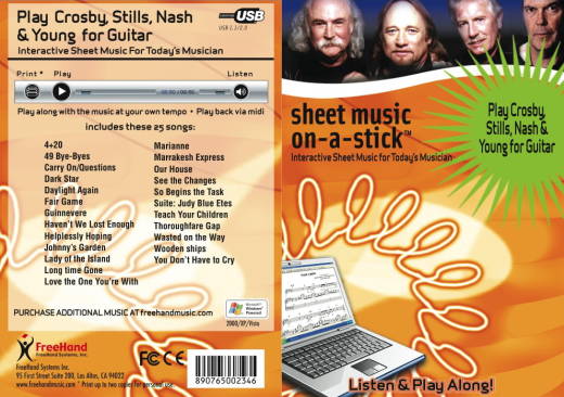 Play Crosby, Stills & Nash (Music on a Stick) - Guitar Tab