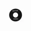 Gibson - Rhythm\/Treble Switch Washer - Black\/White