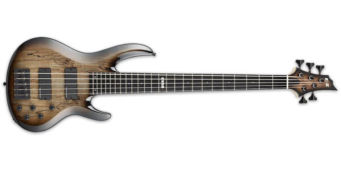 E-II BTL-5 Bass Guitar - Black Natural Burst