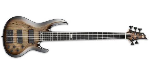 ESP Guitars - E-II BTL-5 Bass Guitar - Black Natural Burst