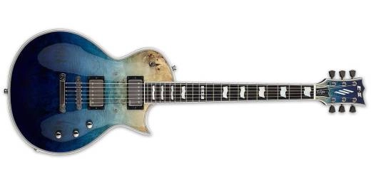 ESP Guitars - E-II Eclipse w/Buckeye Burl Maple Top - Blue Natural Fade