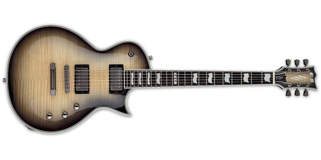 E-II Eclipse Full Thickness w/Flamed Maple Top - Black Natural Burst