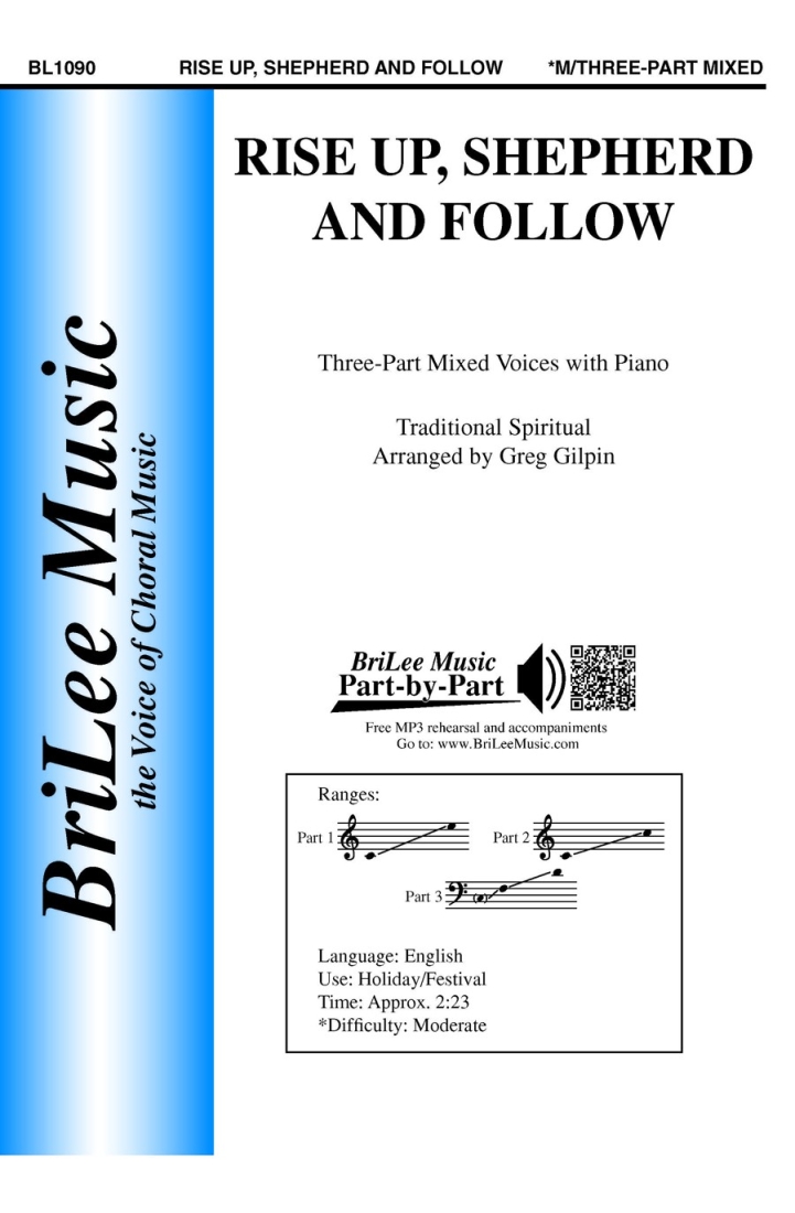 Rise Up, Shepherd and Follow - Spiritual/Gilpin - 3pt Mixed
