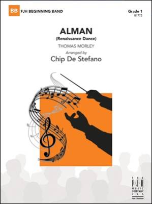 FJH Music Company - Alman (Renaissance Dance) -  Morley/De Stefano - Concert Band - Gr. 1