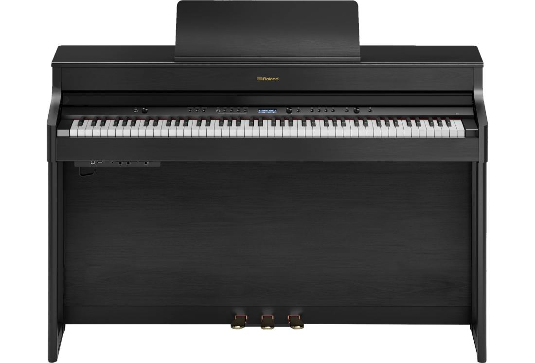 HP702 Digital Piano with Stand and Bench - Charcoal Black