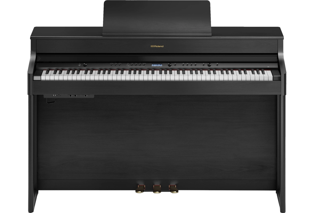 HP702 Digital Piano with Stand and Bench - Charcoal Black