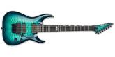 ESP Guitars - E-II Horizon FR-7 7-String Electric - Black Turquoise Burst