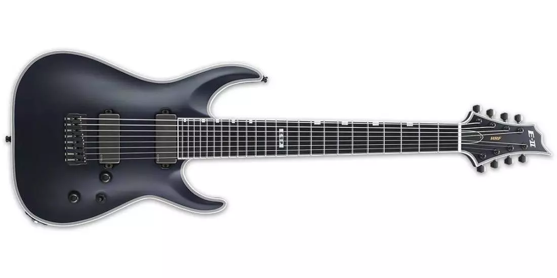 E-II HRF NT-8 Baritone 8-String Electric - Black Satin