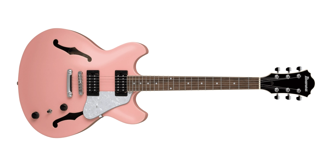 Guitare semi-creuse Artcore Vibrante AS63 - Coral Pink