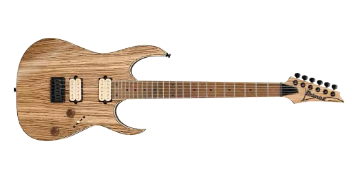 RG Series Exotic Zebrawood Electric Guitar - Natural Flat