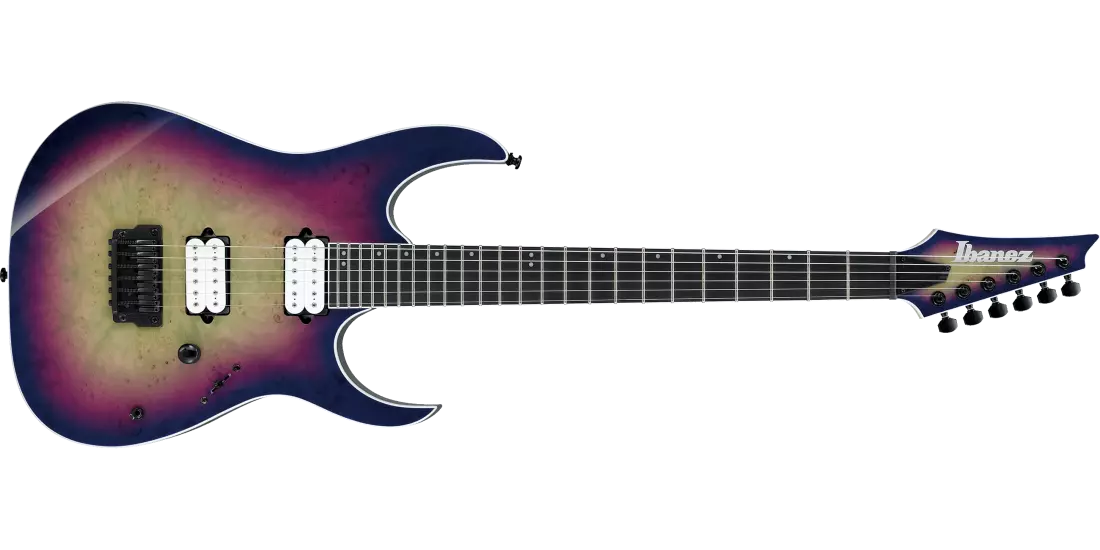 RGIX6FDLB Iron Label Electric Guitar - Northern Lights Burst