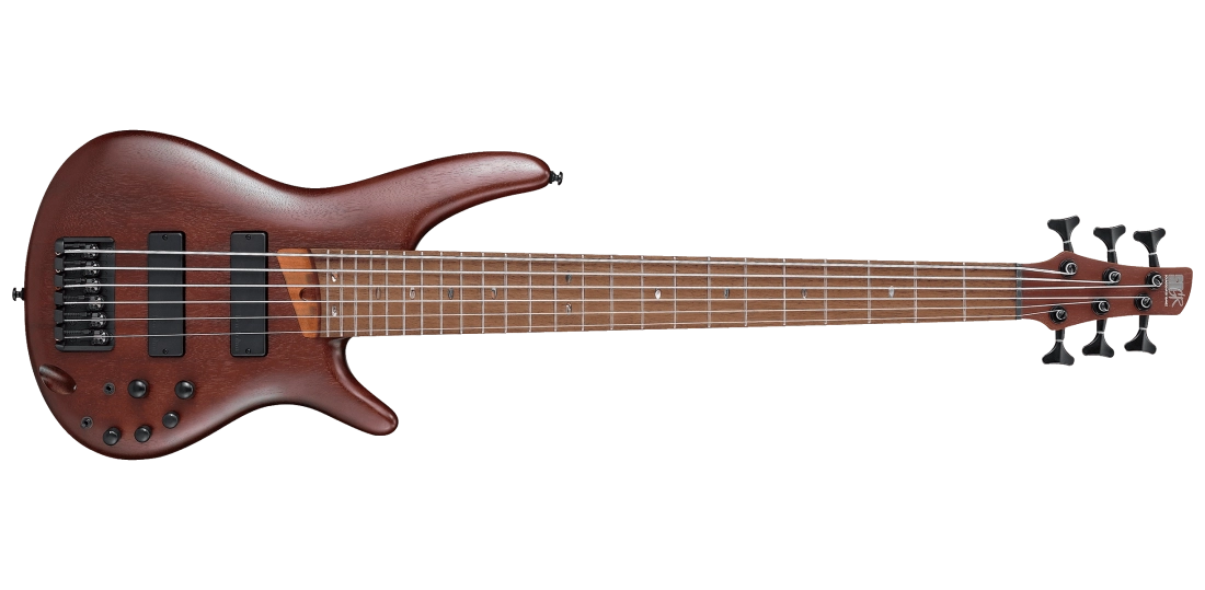 SR506E 6-String Bass - Brown Mahogany