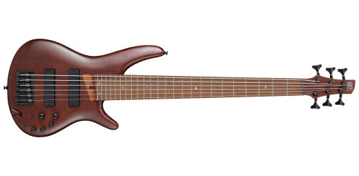 SR506E 6-String Bass - Brown Mahogany