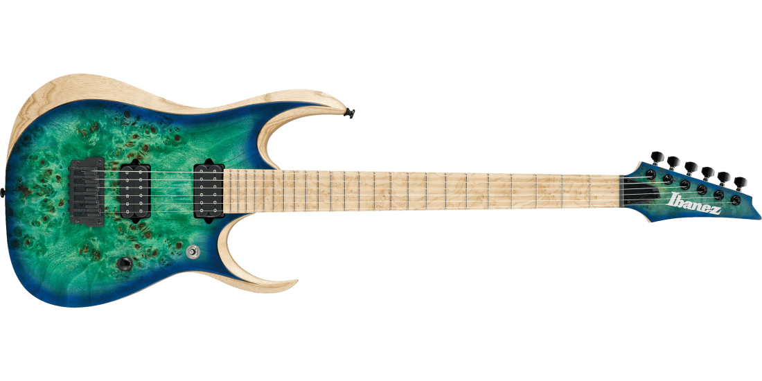 RGDIX6MPB Iron Label Electric Guitar - Surreal Blue Burst