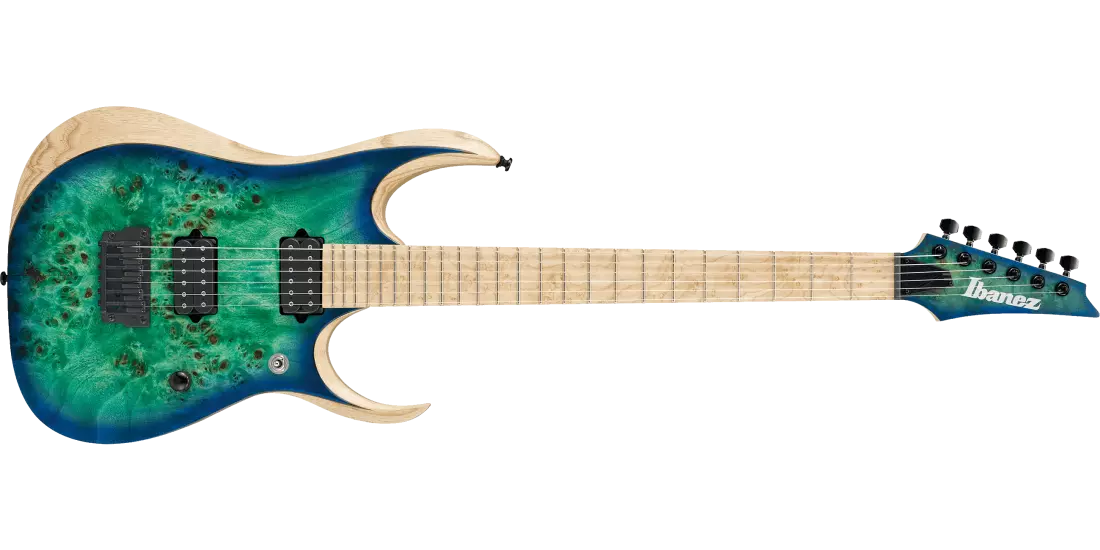 RGDIX6MPB Iron Label Electric Guitar - Surreal Blue Burst