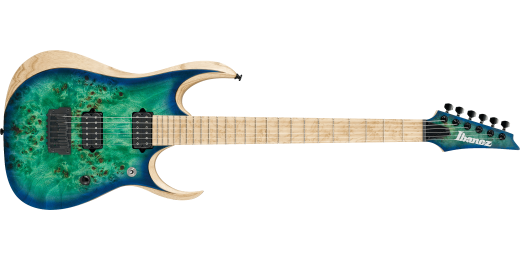 RGDIX6MPB Iron Label Electric Guitar - Surreal Blue Burst
