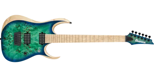 RGDIX6MPB Iron Label Electric Guitar - Surreal Blue Burst