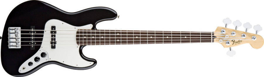Fender Standard Jazz Bass V - Black | Long & McQuade