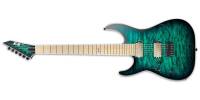ESP Guitars - E-II M-II NT Hipshot - Black Turquoise Burst - Left-Handed