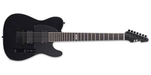 ESP Guitars - E-II T-B7 Baritone 7-String Electric - Black Satin