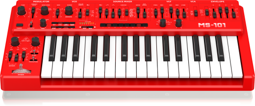 MS-101-RD Analog Synthesizer - Red