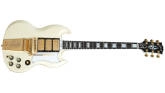 Gibson Custom Shop - 1963 Les Paul Custom SG VOS Reissue w\/ 3-Pickups, Ebony Fretboard and Maestro Trem