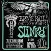 Ernie Ball - Coated Electric Titanium Not Even Slinky - 12-56