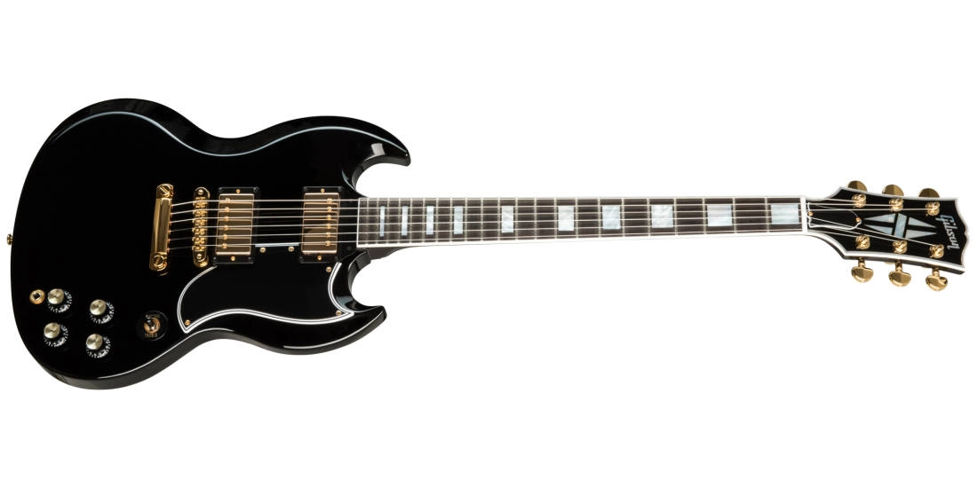 SG Custom with Ebony Fingerboard - Gloss Ebony