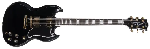Gibson Custom Shop - SG Custom with Ebony Fingerboard - Gloss Ebony