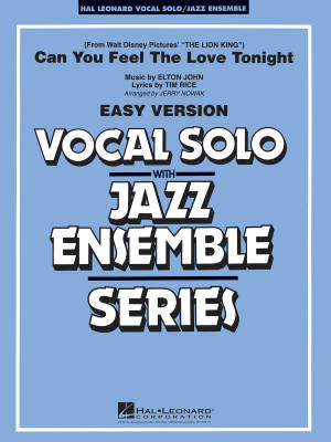 Hal Leonard - Can You Feel The Love Tonight - John/Rice/Nowak - Vocal/Jazz Ensemble