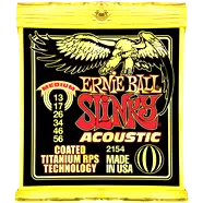 Coated 80/20 Medium Acoustic Guitar Strings - 13-56