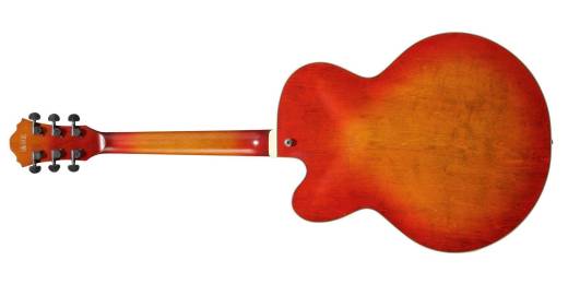 AFV75 Artcore Vintage Hollow Body Electric Guitar - Vintage Amber Burst Low Gloss