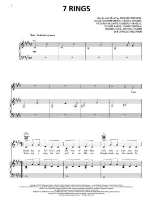 7 Rings - Grande - Piano/Vocal/Guitar - Sheet Music