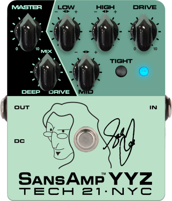 Tech 21 - Geddy Lee Signature SansAmp YYZ Preamp Pedal