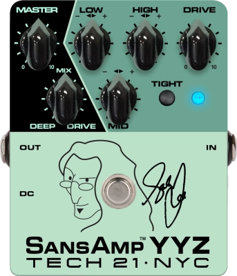 Geddy Lee Signature SansAmp YYZ Preamp Pedal