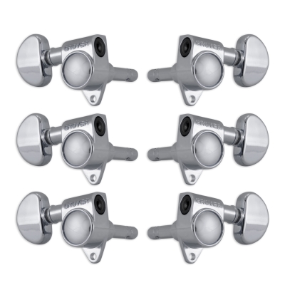 Grover - Locking Rotomatics Machine Heads (Set of 6) - Chrome