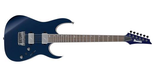Ibanez - RG5121 RG Prestige Electric Guitar with Case - Dark Tide Blue Flat
