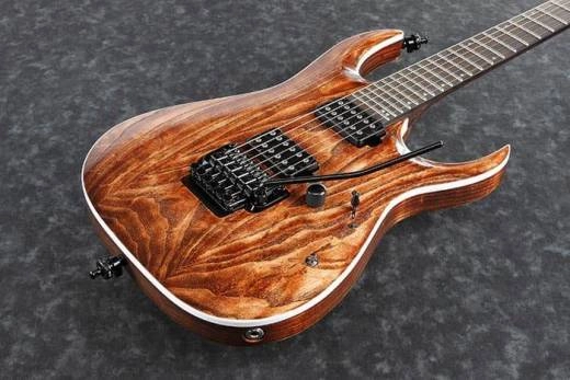 RGA60AL Axion Label Electric Guitar - Antique Brown Stained Low Gloss