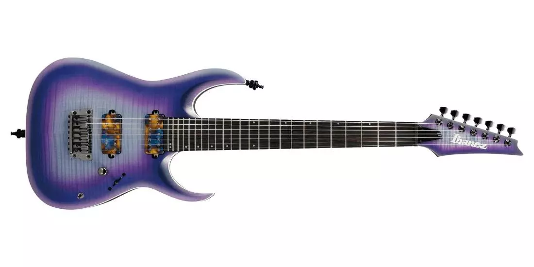 Guitare électrique 7 cordes RGA71AL Axion Label - Indigo Aurora Burst Flat