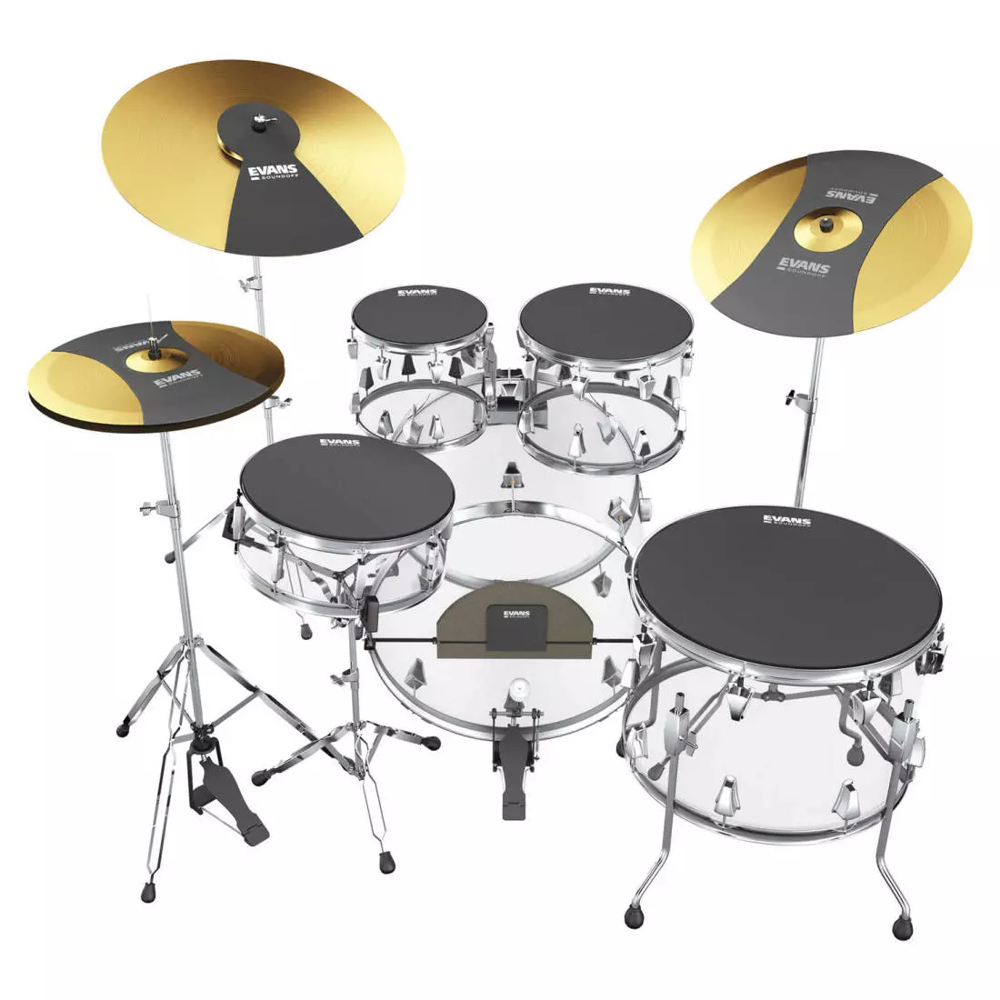 SoundOff Fusion Drum Mute Set