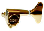 Grover - Mini Bass Machine Heads - Gold 2+2
