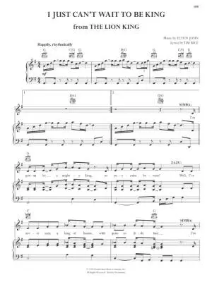 The Library of Disney Songs - Piano/Vocal/Guitar - Book