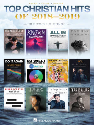 Hal Leonard - Top Christian Hits of 2018-2019 - Piano/Vocal/Guitar - Book