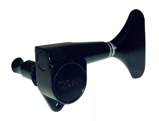 Mini Bass Machine Heads - Black 4 In-line