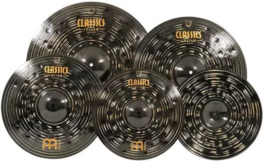 Classics Custom Dark Cymbal Set (14\'\'H,16\'\'C,20\'\'R+18\'\'C)