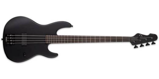 LTD AP-4 Black Metal Bass - Black Satin
