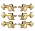 Grover - Mini Locking Rotomatic Machine Heads - Gold 3+3