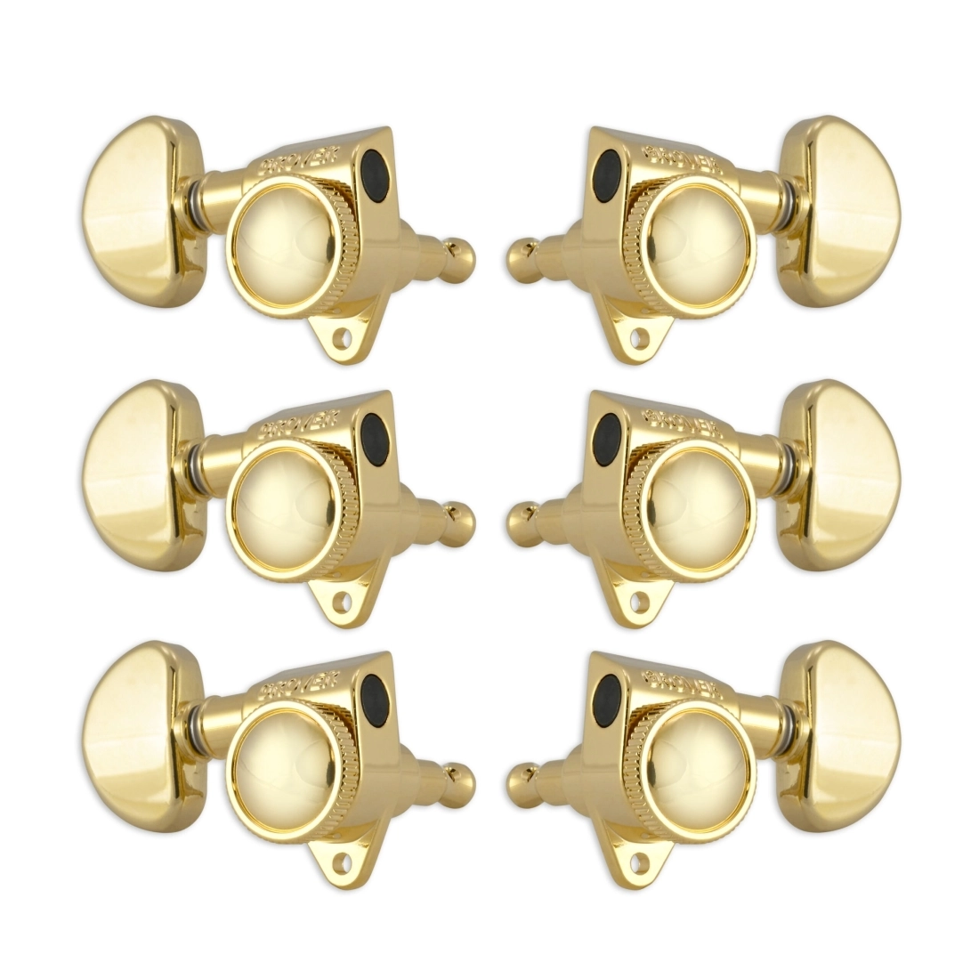 502 Series Roto-Grip Locking Rotomatics, Kidney Button - Gold