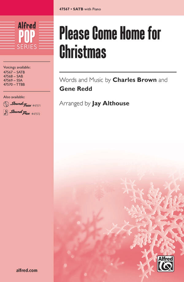 Please Come Home for Christmas - Brown/Redd/Althouse - SATB