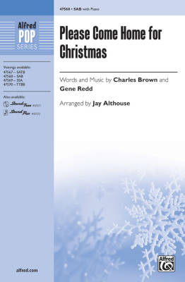 Alfred Publishing - Please Come Home for Christmas - Brown/Redd/Althouse - SAB